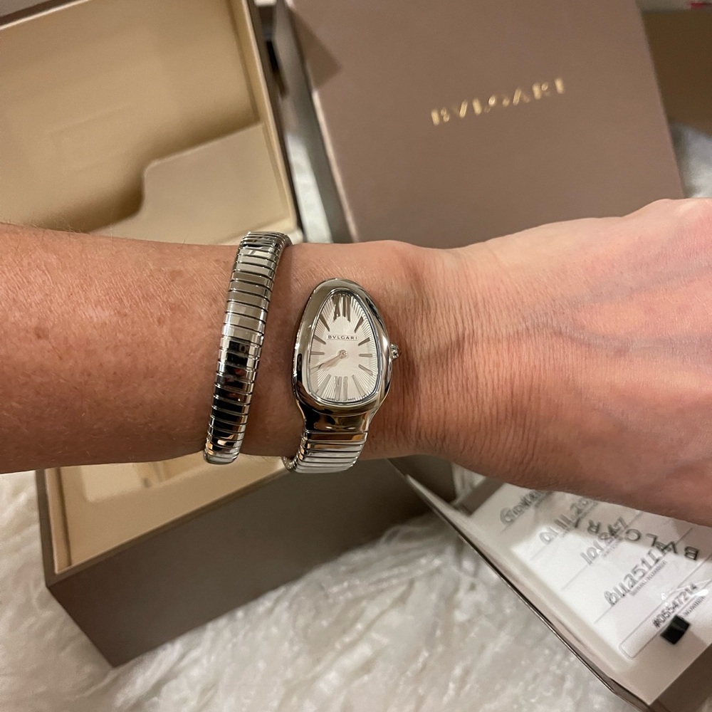 BVLGARI Tubogas Serpenti Stainless Steel Watch - Picture 3 of 11